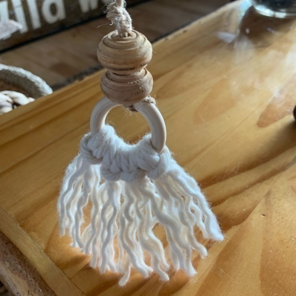 Macrame Tassel Charm - Picture 1 of 8